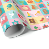 Judaika Geschenkpapier - Jüdische Weihnachtsgesche (Rolleneckpunkt)