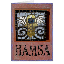 Judaika: Hamsa Mosaik w/Wings und schlechtes Eve