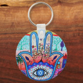 JUDAIKA HAMSA SCHLÜSSELANHÄNGER (Vorderseite)