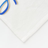 Judaika Hanukkah Gingerbread Man Menorah Fleecedecke (Ecke)