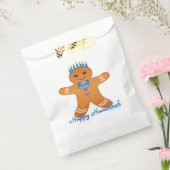 Judaika Hanukkah Gingerbread Man Menorah Geschenktütchen (Versiegelt)