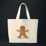 Judaika Hanukkah Gingerbread Man Menorah Jumbo Stoffbeutel<br><div class="desc">You are viewing The Lee Hiller Designs Collection of Home and Office Decor,  Apparel,  Gifts and Collectibles. The Designs inklusive Lee Hiller Fotogray and Mixed Media Digital Art Collection. You can view her Nature fotogray at http://HikeOurPlanet.com/ and follow her hiking blog within Hot Springs National Park.</div>
