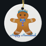 Judaika Hanukkah Gingerbread Man Menorah Keramik Ornament<br><div class="desc">You are viewing The Lee Hiller Designs Collection of Home and Office Decor,  Apparel,  Gifts and Collectibles. The Designs inklusive Lee Hiller Fotogray and Mixed Media Digital Art Collection. You can view her Nature fotogray at http://HikeOurPlanet.com/ and follow her hiking blog within Hot Springs National Park.</div>