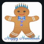 Judaika Hanukkah Gingerbread Man Menorah Quadratischer Aufkleber<br><div class="desc">Sie sehen die Lee Hiller Designs Sammlung von Zuhause und Office-Dekor,  Bekleidung,  Geschenke und Sammlerstücke. Zu den Designs zählen Lee Hiller Fotografy und Mixed Media Digital Art Collection. Sie können ihre Naturfotografie unter http://HikeOurPlanet.com/ ansehen und ihrem Wanderblog im Hot Springs Nationalpark folgen.</div>