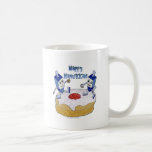 Judaika Happy Hanukkah Dancing Dreidels Doughnut Kaffeetasse<br><div class="desc">You are viewing The Lee Hiller Designs Collection of Home and Office Decor,  Apparel,  Gifts and Collectibles. The Designs inklusive Lee Hiller Fotogray and Mixed Media Digital Art Collection. You can view her Nature fotogray at http://HikeOurPlanet.com/ and follow her hiking blog within Hot Springs National Park.</div>