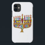 Judaika Happy Hanukkah Dreidel Menorah iPhone 11 Hülle<br><div class="desc">You are viewing The Lee Hiller Designs Collection of Home and Office Decor,  Apparel,  Gifts and Collectibles. The Designs inklusive Lee Hiller Fotogray and Mixed Media Digital Art Collection. You can view her Nature fotogray at http://HikeOurPlanet.com/ and follow her hiking blog within Hot Springs National Park.</div>