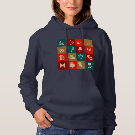 Judaika - Hoodie & Sweatshirt - jüdische Designs (Vorderseite)