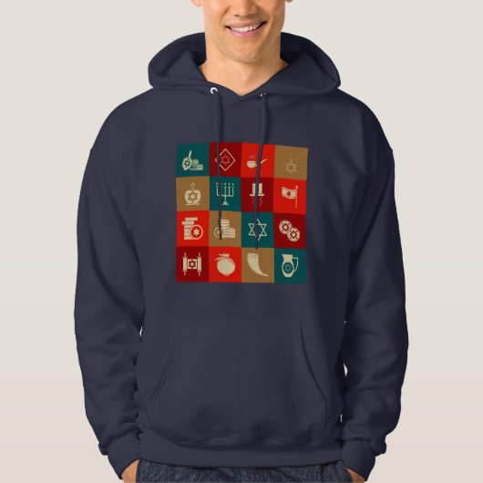 Judaika - Hoodie & Sweatshirt - jüdische Designs (Vorderseite)