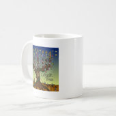 Judaika L'shanah Tovah Baum des Lebens Geschenke B Kaffeetasse (Vorderseite Links)