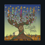 Judaika L'shanah Tovah Baum des Lebens Geschenke B Magnet<br><div class="desc">Sie sehen die Lee Hiller Design Collection. Bekleidung,  Geschenke & Sammlerstücke Lee Hiller Fotografie oder Digital Art Collection. Sie können ihre Naturfotografie unter http://HikeOurPlanet.com/ ansehen und ihrem Wanderblog im Hot Springs Nationalpark folgen.</div>