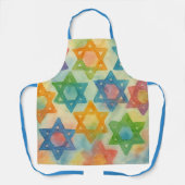 Judaika - Maßgeschneiderte Schürze - Jüdische Ster (Vorderseite)