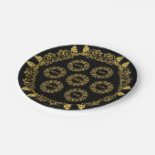 Judaika-Passahfest Pesach Platte Pappteller (Schrägansicht)