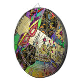 Judaika Purim Esther Celebration Art Print Dartscheibe (Vorderseite rechts)