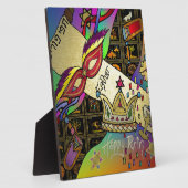 Judaika Purim Esther Celebration Art Print Fotoplatte (Seite)