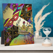 Judaika Purim Esther Celebration Art Print Fotoplatte (Seite)