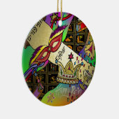 Judaika Purim Esther Celebration Art Print Keramikornament (Rechts)