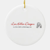 Judaika Purim Esther Celebration Art Print Keramikornament (Hinten)