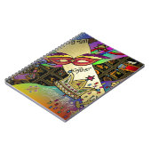 Judaika Purim Esther Celebration Art Print Notizblock (Linke Seite)