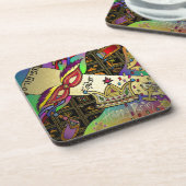 Judaika Purim Esther Feier-Kunst-Druck Getränkeuntersetzer (Linke Seite)