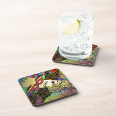 Judaika Purim Esther Feier-Kunst-Druck Getränkeuntersetzer (Rechte Seite)