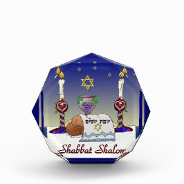 Judaika Shabbat Shalom Art Print Auszeichnung