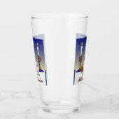 Judaika Shabbat Shalom Art Print Glass Cup Glas (Links)