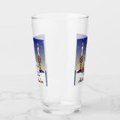 Judaika Shabbat Shalom Art Print Glass Cup Glas (Rechts)