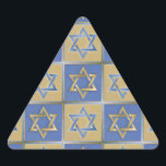 Judaika Star von David Metal Dreieckiger Aufkleber<br><div class="desc">Sie sehen die Lee Hiller Design Collection. Bekleidung,  Geschenke & Sammlerstücke Lee Hiller Fotografie oder Digital Art Collection. Sie können ihre Naturfotografie unter http://HikeOurPlanet.com/ ansehen und ihrem Wanderblog im Hot Springs Nationalpark folgen.</div>