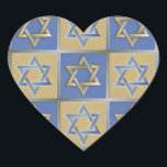 Judaika Star von David Metal Herz-Aufkleber<br><div class="desc">Sie sehen die Lee Hiller Design Collection. Bekleidung,  Geschenke & Sammlerstücke Lee Hiller Fotografie oder Digital Art Collection. Sie können ihre Naturfotografie unter http://HikeOurPlanet.com/ ansehen und ihrem Wanderblog im Hot Springs Nationalpark folgen.</div>