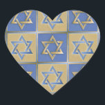 Judaika Star von David Metal Herz-Aufkleber<br><div class="desc">Sie sehen die Lee Hiller Design Collection. Bekleidung,  Geschenke & Sammlerstücke Lee Hiller Fotografie oder Digital Art Collection. Sie können ihre Naturfotografie unter http://HikeOurPlanet.com/ ansehen und ihrem Wanderblog im Hot Springs Nationalpark folgen.</div>
