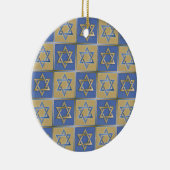 Judaika Star von David Metal Keramikornament (Rechts)