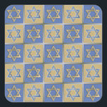 Judaika Star von David Metal Quadratischer Aufkleber<br><div class="desc">Sie sehen die Lee Hiller Design Collection. Bekleidung,  Geschenke & Sammlerstücke Lee Hiller Fotografie oder Digital Art Collection. Sie können ihre Naturfotografie unter http://HikeOurPlanet.com/ ansehen und ihrem Wanderblog im Hot Springs Nationalpark folgen.</div>