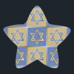 Judaika Star von David Metal Stern-Aufkleber<br><div class="desc">Sie sehen die Lee Hiller Design Collection. Bekleidung,  Geschenke & Sammlerstücke Lee Hiller Fotografie oder Digital Art Collection. Sie können ihre Naturfotografie unter http://HikeOurPlanet.com/ ansehen und ihrem Wanderblog im Hot Springs Nationalpark folgen.</div>