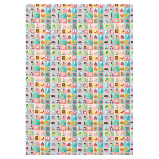 Judaika Tablecloth - Schöne, einzigartige Geschenk Tischdecke (Vorderseite)