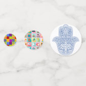 Judaika - Tischkonfetti - jüdische Feiertage & Ver Konfetti (Vorderseiten)