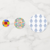 Judaika - Tischkonfetti - jüdische Feiertage & Ver Konfetti (Rückseiten)