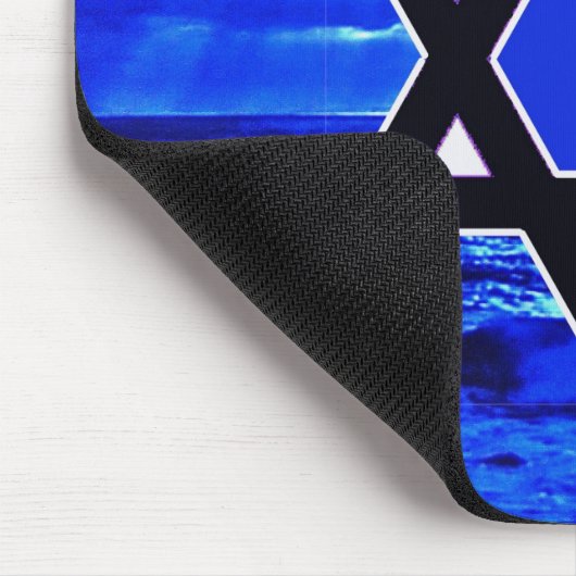 Judaikablau Mousepad (Ecke)
