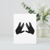 Judaism Kohen Hands-Symbol Postkarte (Stehend Vorderseite)