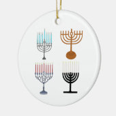 Judaismus-Religion des Hanukkah Keramik Ornament (Links)