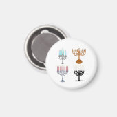 Judaismus-Religion des Hanukkah Magnet (Vorderseite/Rückseite)
