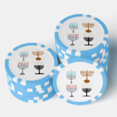 Judaismus-Religion des Hanukkah Pokerchips (Stapel)