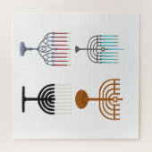 Judaismus-Religion des Hanukkah Puzzle (Horizontal)
