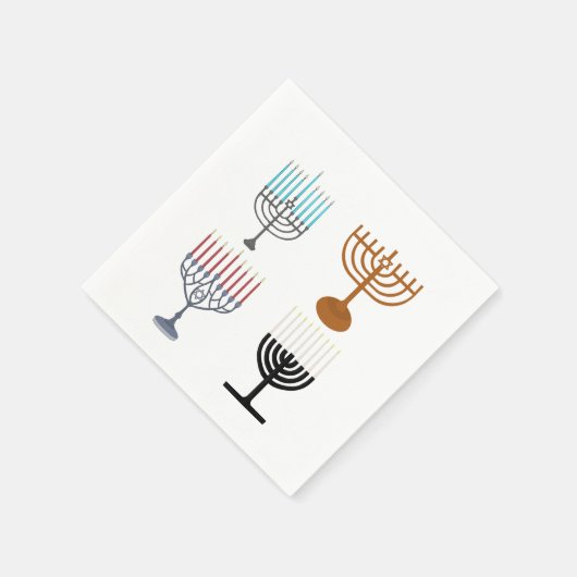 Judaismus-Religion des Hanukkah Serviette (Ecke)