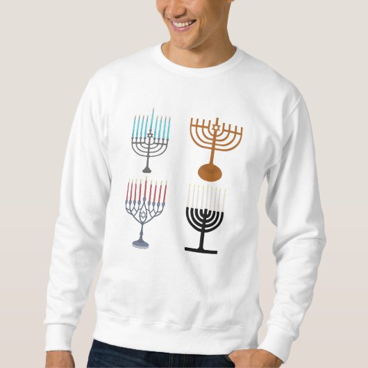 Judaismus-Religion des Hanukkah Sweatshirt (Vorderseite)