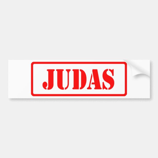 Judas Autoaufkleber (Vorne)