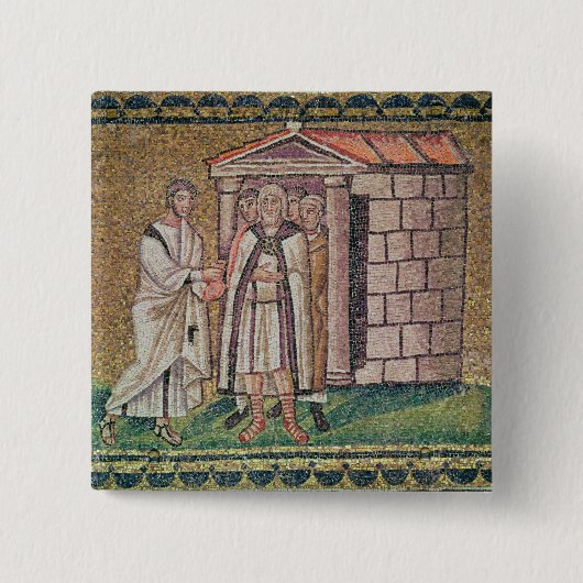 Judas bereut, Szenen vom Leben von Christus Button (Vorderseite)