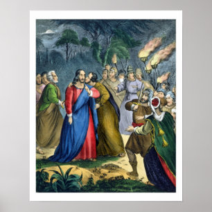 Judas Betrays His Master, from hat Frühlingsbibel Poster