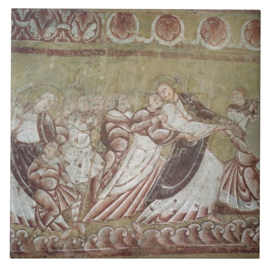 Judas, der Christus (Fresko) (Detail, küsst von Fliese (Vorderseite)