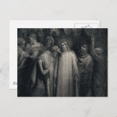 Judas Kiss von Gustave Dore Postkarte (Vorne/Hinten)