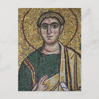 Judas Thaddaeus Byzantine Mosaik-Orthodoxe Icon Postkarte